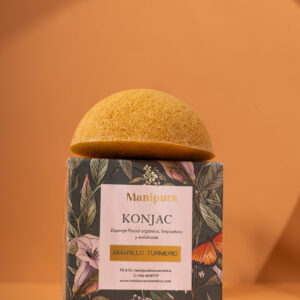 Esponja facial Konjac Amariila - Turmeric unid.