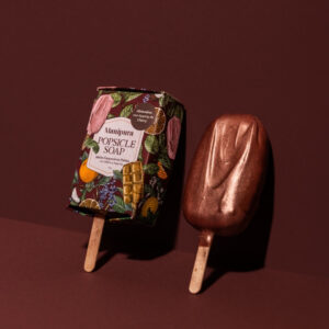 Jabon corporal en paleta con Almendras & Topping de Cherry 100gr
