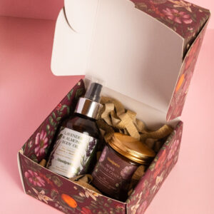 Kit Regalo con vela para masaje y aceite relajante!