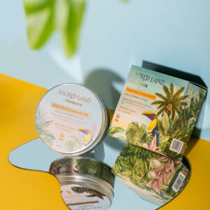 Crema Corporal Sacred Land de Pina, Mango, Pasiflora y Sacha Inchi con CBD 100gr