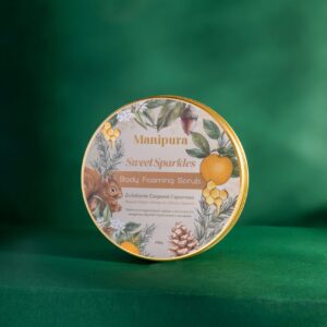 Exfoliante Corporal Espumoso “Sweet Sparkles” con Naranja, Canela, Leche y Miel 240gr